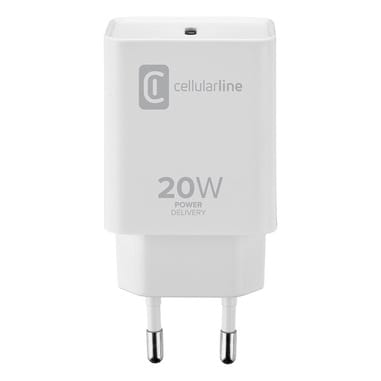 CELLULAR LINE - CARICABATTERIA RETE APPLE USB-C 20W BIAN