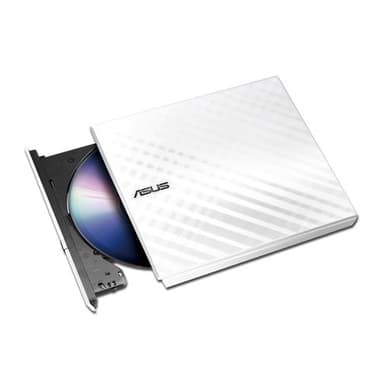 ASUS - MASTERIZZATORE DVD ESTERNO SLIM WHITE ASUSDRW08D2SUWHT