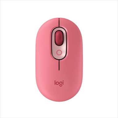LOGITECH - MOUSE WIRELESS POP ROSE TASTO EMOJI