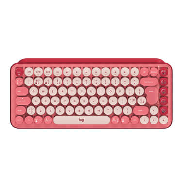 LOGITECH - KEYS WIRELESS POP ROSE TASTO EMOJI