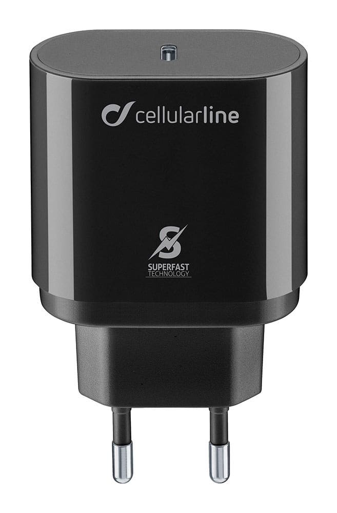 CELLULAR LINE - CARICABATTERIE RETE SAM USB-C 25W NERO