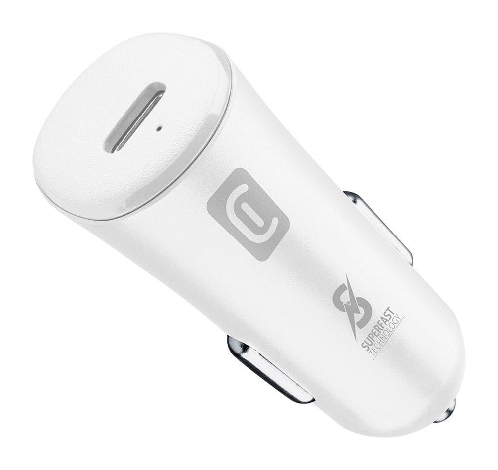 CELLULAR LINE - CARICABATTERIA AUTO SAM USB-C 25W BIANCO