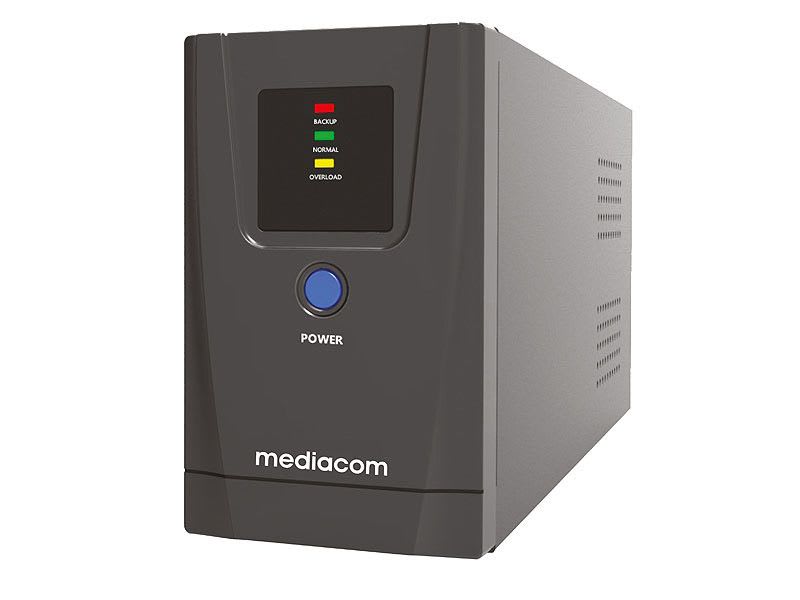 MEDIACOM - MEDIACOM UPS 650VA BLACK