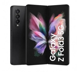 SAMSUNG - GALAXY Z FOLD3 512GB PHANTOM BLACK