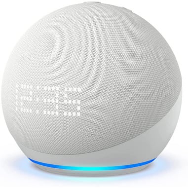 ALEXA - ECHO DOT 5 GEN.-ALTOPARLANTE CLOCK WHITE