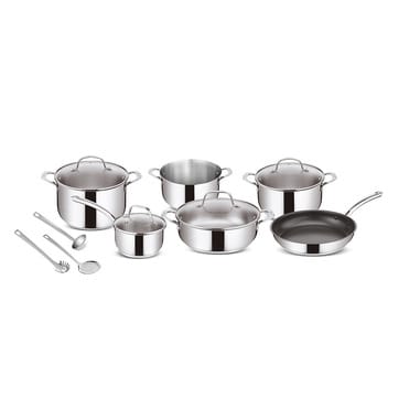 LAGOSTINA - BATTERIA ACCIAIO INOX EVELIA 13 PEZZI