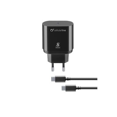 CELLULAR LINE - KIT CARICABATTERIE RETE SAM C2C 25W NERO