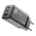 CELLULAR LINE - CARICABATTERIE RETE GAN 3 PORTE 65W NER0