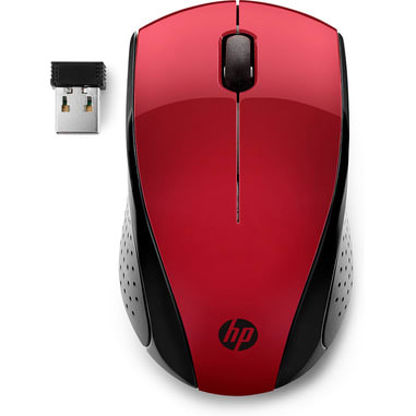 HEWLETT PACKARD - HP WIRELESS MOUSE 220 S RED