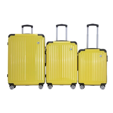 JOIAHOME - SET 3 TROLLEY PIC MED GR RIGIDO GIALLO
