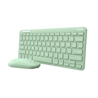TRUST - LYRA WL KEYBOARD MOUSE GREEN IT