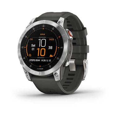 GARMIN - WATCH EPIX 2 SLATE W/SILICONE BAND