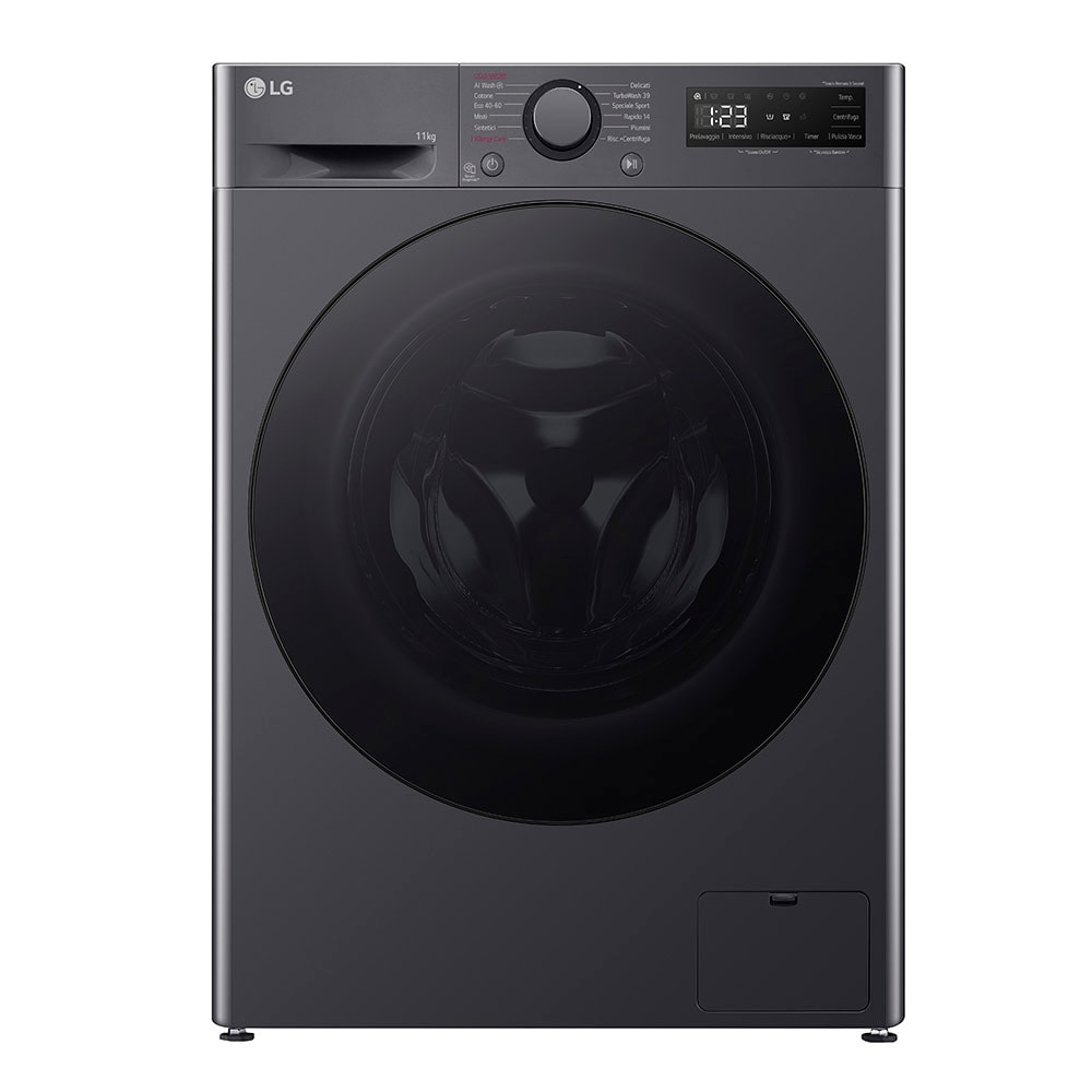 LG - LAVATRICE A -10 11KG 1400G TURBOW. BLACK