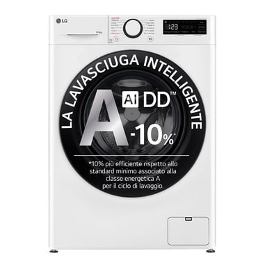 LG - LAVASCIUGA A-10/D 9/6KG VAP PROF 56,5