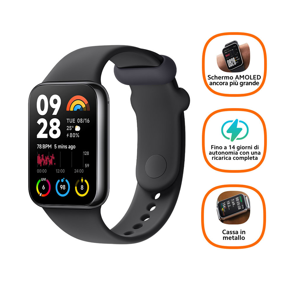 XIAOMI - SMART BAND 8 PRO BLACK