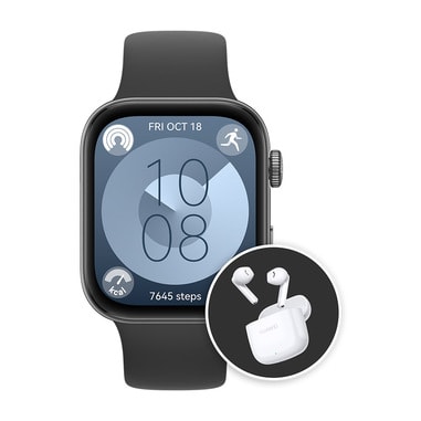 HUAWEI - WATCH FIT 3 BLACK + FREEBUDS SE 2