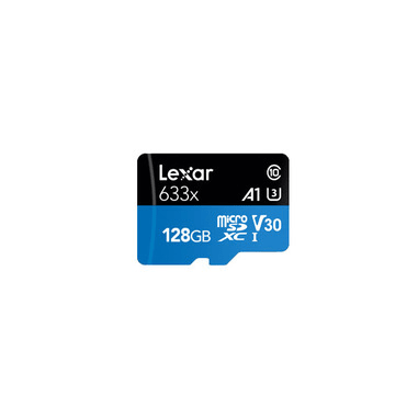 LEXAR - 128GBMICROSDHC 633X CL.10 UHS-I+ADAT.