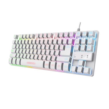 TRUST - GXT833W THADO TKL KEYBOARD WHT IT