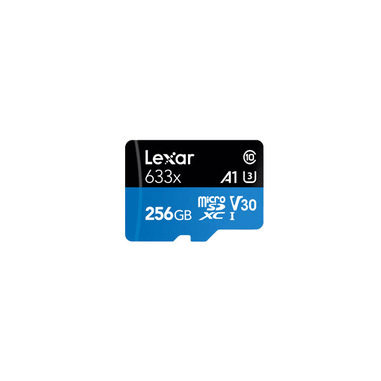 LEXAR - MICROSD HC 256GB 633X W/ADAT. GLOBAL