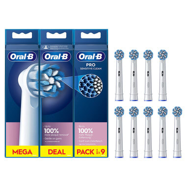 BRAUN - CONF 9PZ REFIL TESTINA T SENSITIVECLEAN