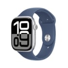 APPLE - WATCH 10 46MM SIL DENIM SPORT BAND M/L