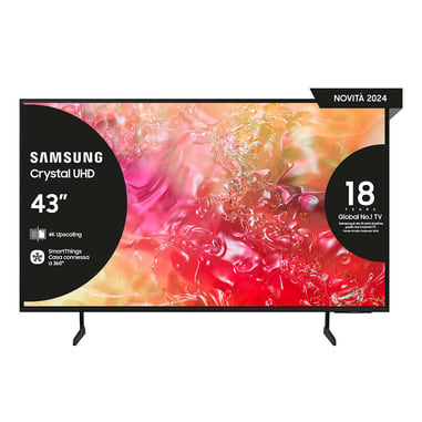 SAMSUNG - LED 43 4K UHD 3HDMI 1USB HEVC S2 SMART SAMUE43DU7170