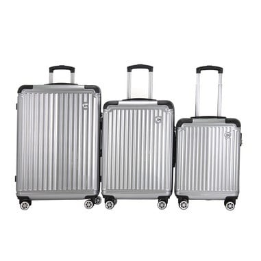 JOIAHOME - SET 3 TROLLEY PIC MED GR RIGIDO SILVER