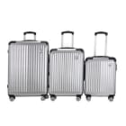 JOIAHOME - SET 3 TROLLEY PIC MED GR RIGIDO SILVER