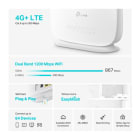 TP-LINK - ROUTER 4G+ CAT6 DUAL GIG WI-FI AC1200