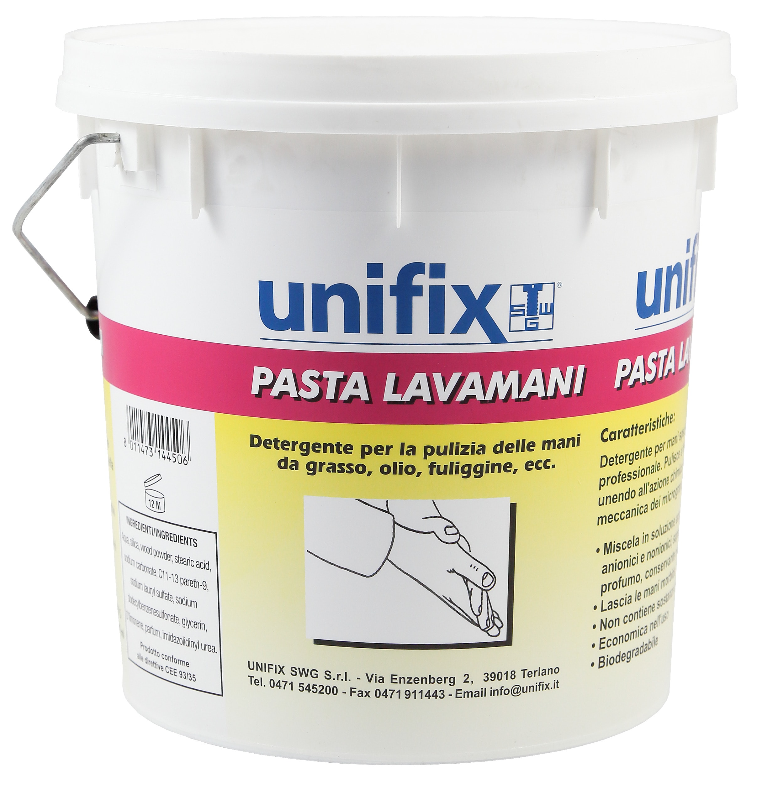UNIFIX SWG - PASTA LAVAMANI UNIFIX 1KG 0890 030 51 01