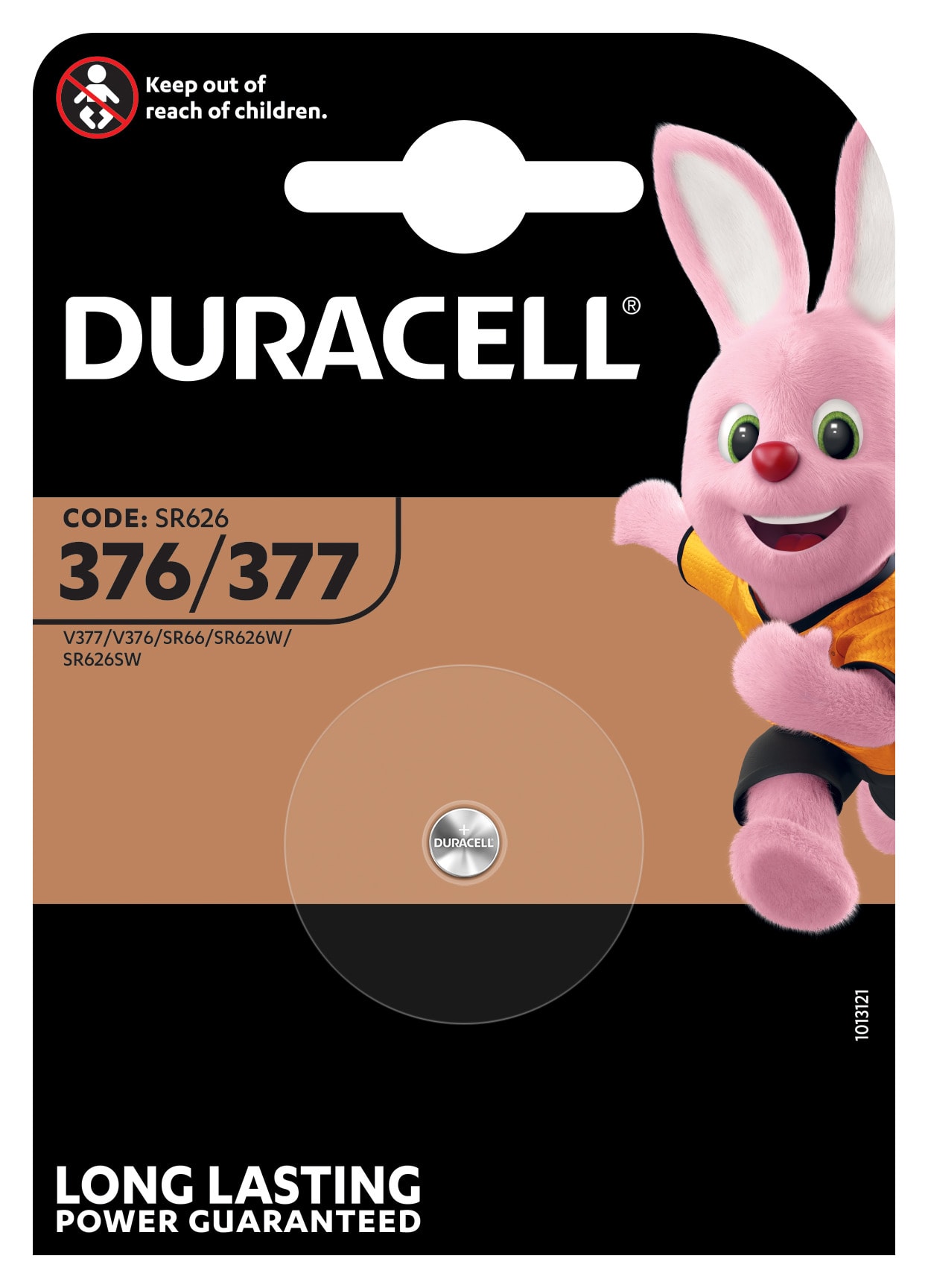 DURACELL - D377 BLISTER 1 BATT ARG 1,5V X OROLOGI DU85
