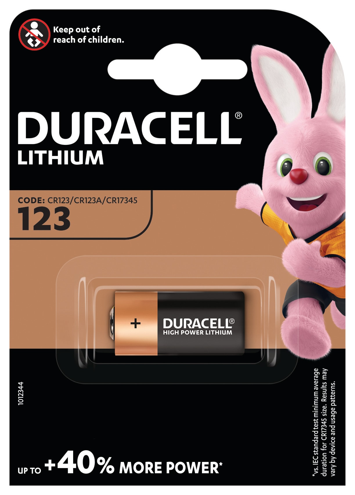 DURACELL - DL123BL1 BATT LITIO 123 ULTRA M3 FOTO 3V DU28