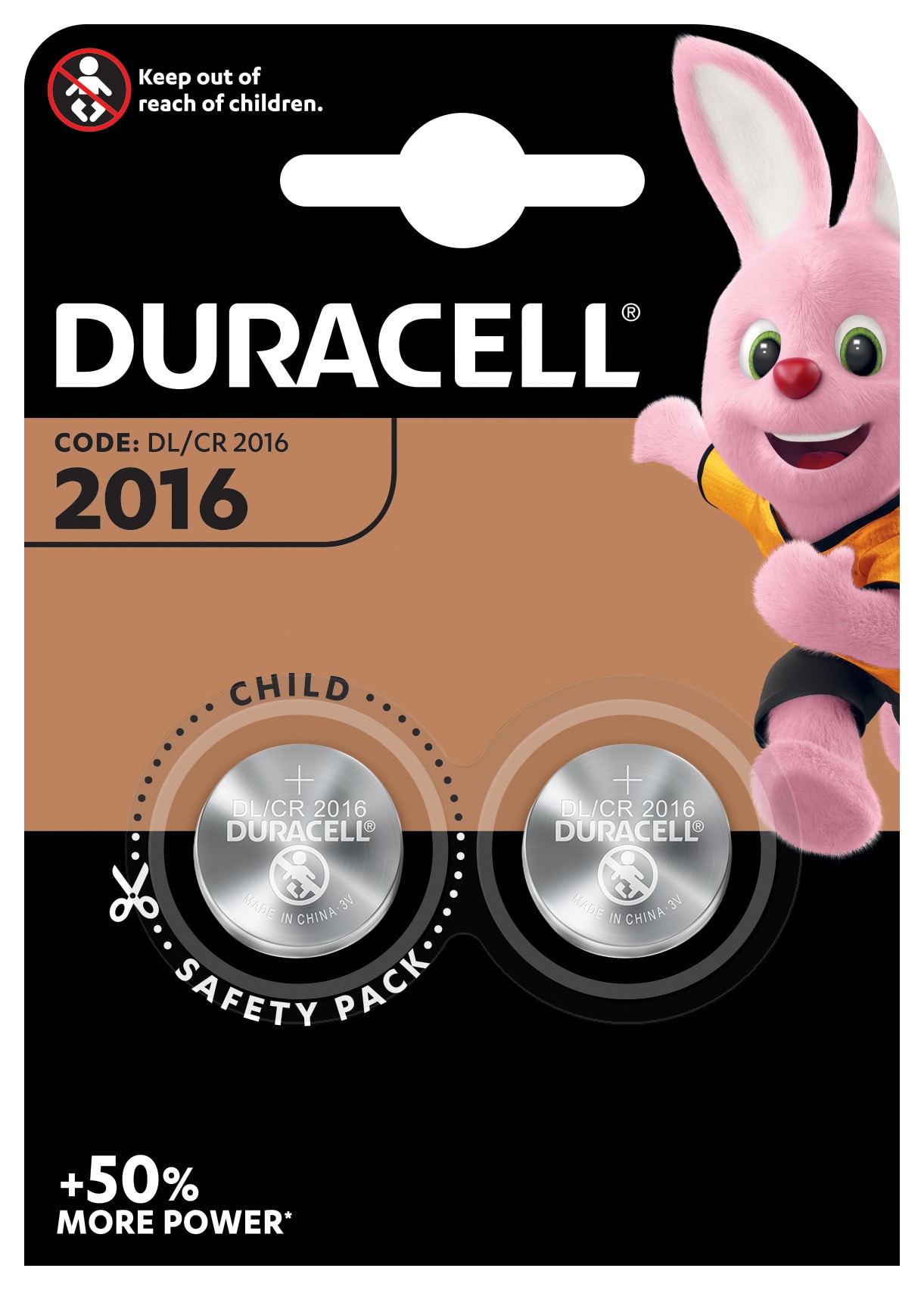 DURACELL - DL2016BL2 BATT LITIO 3V X OROLOGI/CALCOL