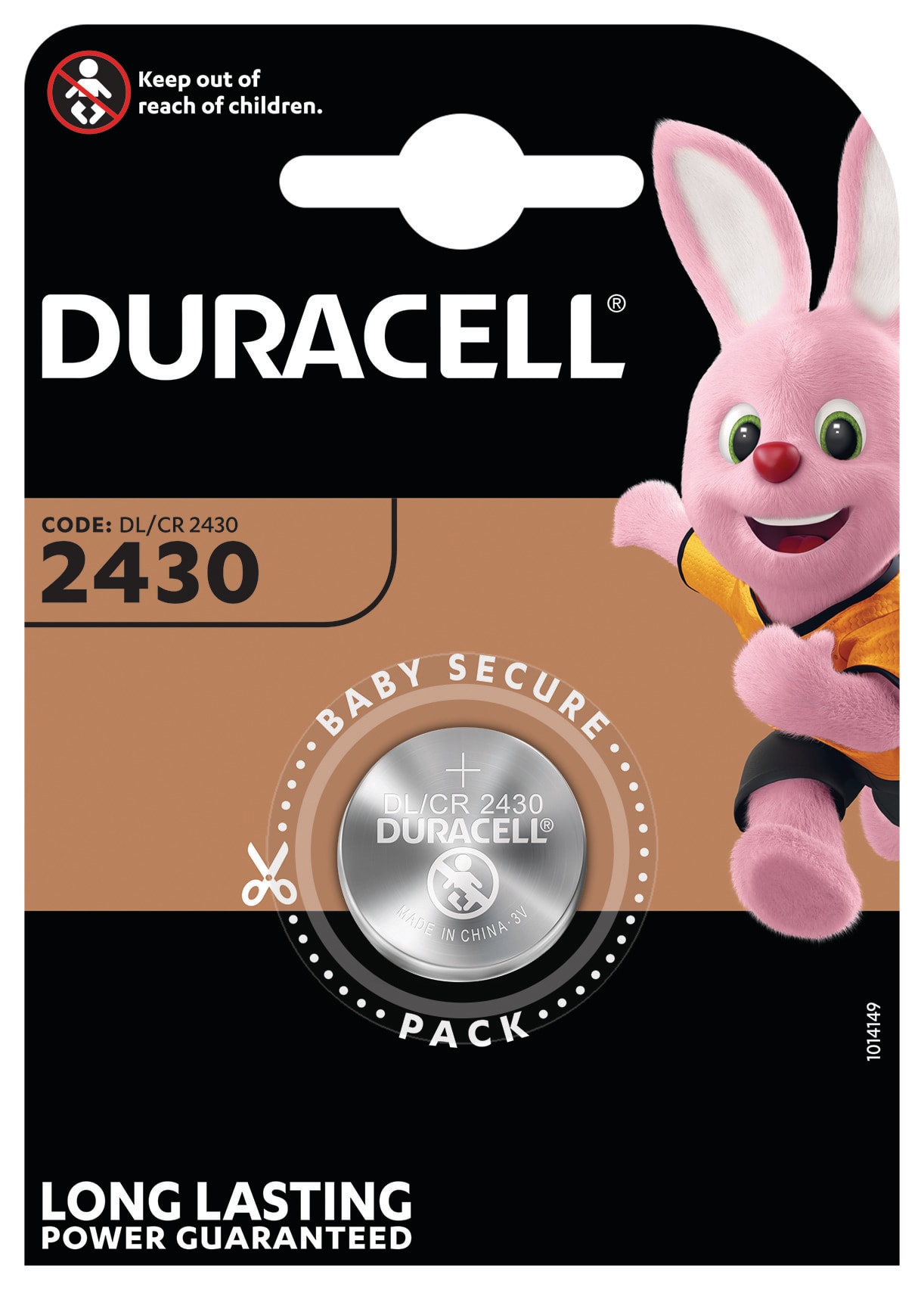 DURACELL - DL2430 BATT LITIO 3V OROLOGI/CALCOLATR