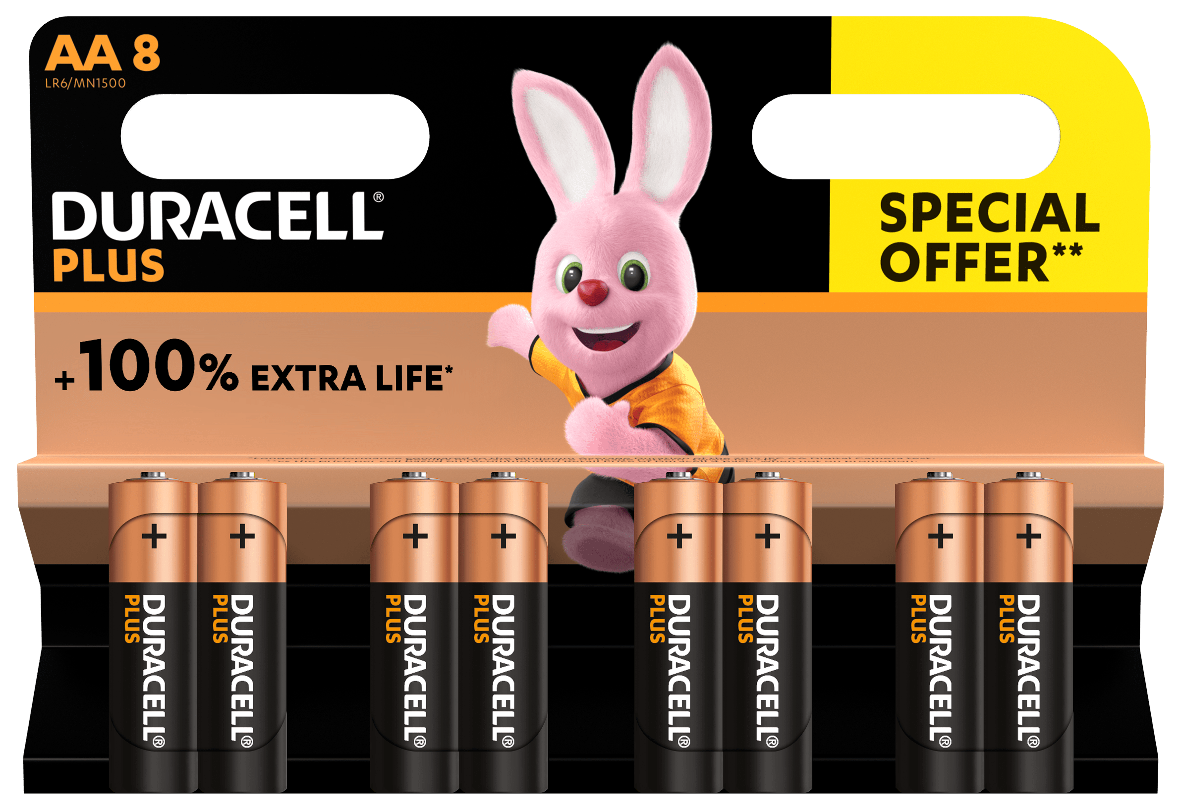 DURACELL - MN1500-BL8 BLISTER 8PZ BATT STILO ALC.