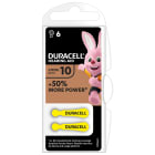 DURACELL - TAB10 BLISTER 6 BATT 1,4V X APP ACUSTICI DU78R1