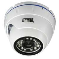 URMET - Telecamera dome per Building&Retail, CVBS, risoluzione 1000TVL, ottica fissa da 3.6mm, Day&Night.