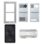 URMET - Videokit base impianto video con pulsantiera Sinthesi S2, alimentatore di sistema, sistema 5 fili.