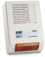 URMET - Sirena esterna autoalimentata con lampeggiante e batteria ricaricabile 7.2V, 1055