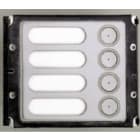 URMET - modulo 4 pulsanti in acciaio k-steel ric.mod.4pul.s/pe puls.k-steel 201155/14A