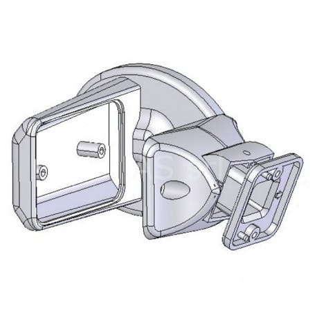 ELKRON - Snodo per rilevatori da esterno protetto DT16/DT600 X Riv.Tenda.