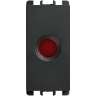 URMET - diffusore rosso per led bi 1 modulo nea antracite