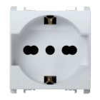 URMET - Presa universale P40 2 moduli 2P+T 16A 250V Nea bianco.