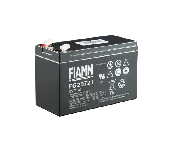 URMET - Batteria 12V - 7A, 7,2AH, 1061, 1067, 1068