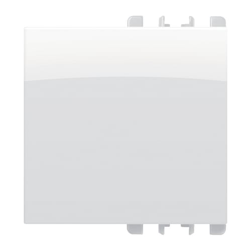 URMET - Copritasto 2 moduli Nea bianco ghiaccio.