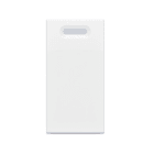 URMET - Copritasto per dispositivo integrato 5454811, 1 modulo, bianco ghiaccio YOKIS BG.