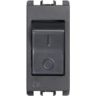 URMET - Interruttore magnetotermico MCCB 1P+N 6A 1 modulo antracite Nea.