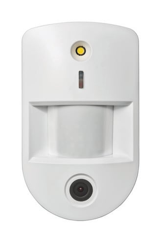 URMET - Rilevatore infrarosso passivo wireless da interno con telecamera.