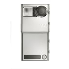 URMET - Posto esterno video con 1 pulsante in Sinthesi Steel, sistema IPerCom per kit.