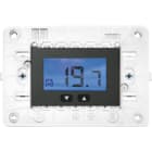 URMET - Termostato elettronico digitale con supporto per scatola 503, 230V, display LCD, uscita rele 3 moduli, colore antracite.